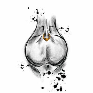 Intim mann lorum piercing 300x300