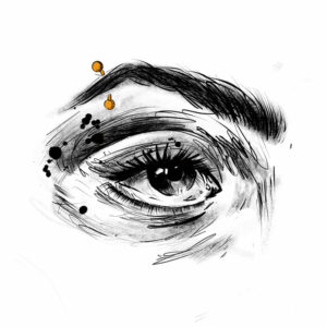 Auge augenbrauen 300x300